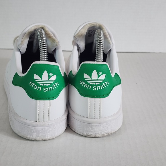 Adidas Stan Smith Shoes Mens Size 6.5  White Green Leather Sneakers‎ Art# M20605 - Picture 5 of 8